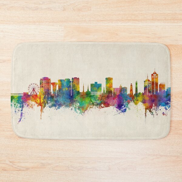 Artikelvorschau, Virginia Beach Virginia Skyline entworfen und verkauft von ArtPrints.