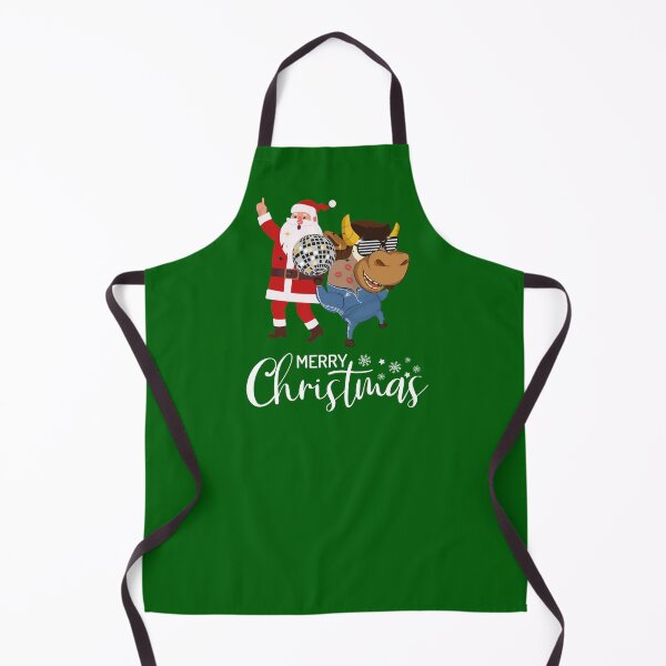 Item preview, Merry Xmas & Happy New Year 2021 Zodiac Animal Ox - Funny Ox In Retro Sunglasses With Dancing Santa Disco Dancers Cool Christmas Gift designed and sold by FunnySunny T-Shirts.