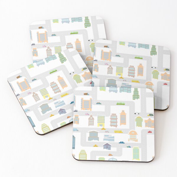 Item preview, Preppy Winter Cityscape Cartoon Holiday VIllage designed and sold by IamTrending.