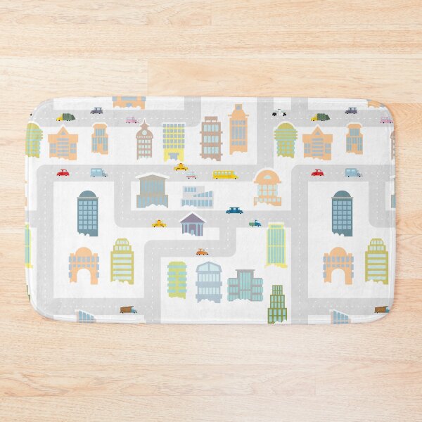 Item preview, Preppy Winter Cityscape Cartoon Holiday VIllage designed and sold by IamTrending.