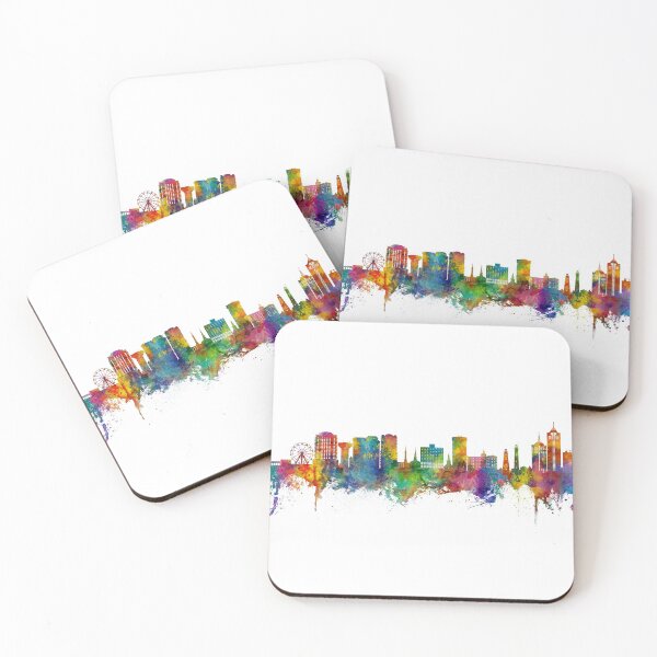 Aperçu de l'œuvre Virginia Beach Virginia Skyline créée et vendue par ArtPrints.