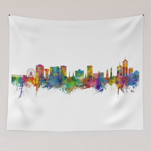 Artikelvorschau, Virginia Beach Virginia Skyline entworfen und verkauft von ArtPrints.