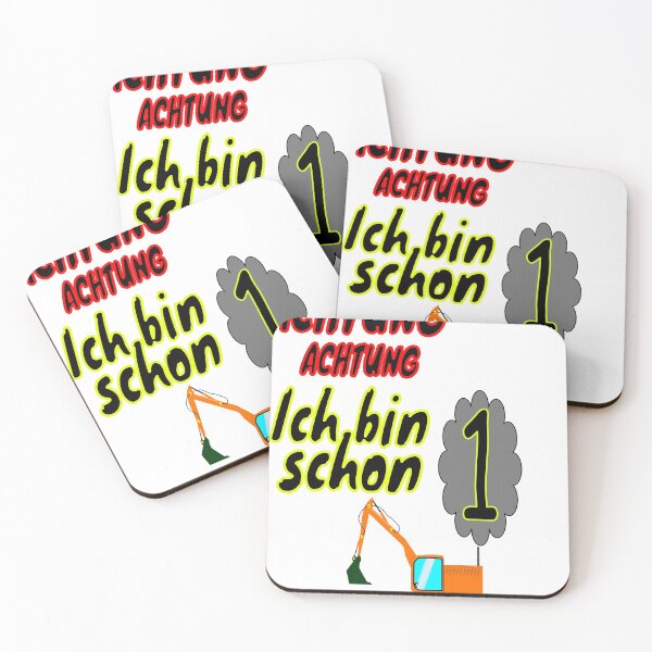 Item preview, Tshirt Children's excavator driver birthday already 1 year tshirt designed and sold by GOOD-TIME.