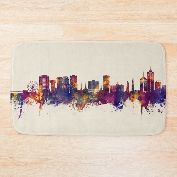 Artikelvorschau, Virginia Beach Virginia Skyline entworfen und verkauft von ArtPrints.