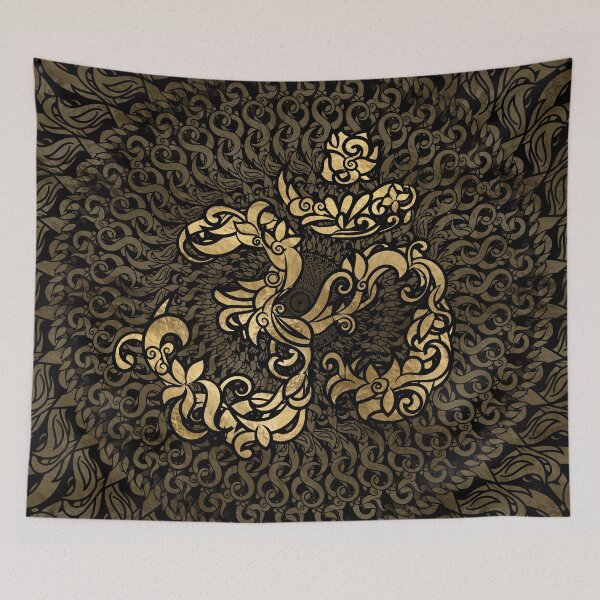Item preview, OM symbol - Golden Swirl designed and sold by k9printart.