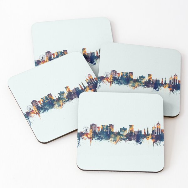 Aperçu de l'œuvre Virginia Beach Virginia Skyline créée et vendue par ArtPrints.
