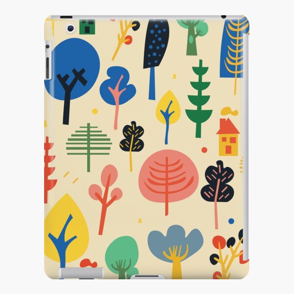 SCANDINAVIAN FOREST ON CREAM BACKGROUND iPad Snap Case