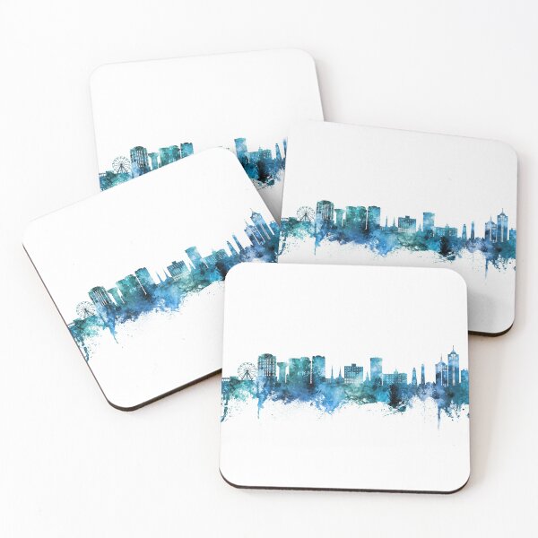 Aperçu de l'œuvre Virginia Beach Virginia Skyline créée et vendue par ArtPrints.