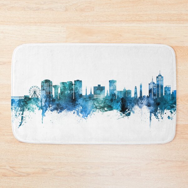 Artikelvorschau, Virginia Beach Virginia Skyline entworfen und verkauft von ArtPrints.