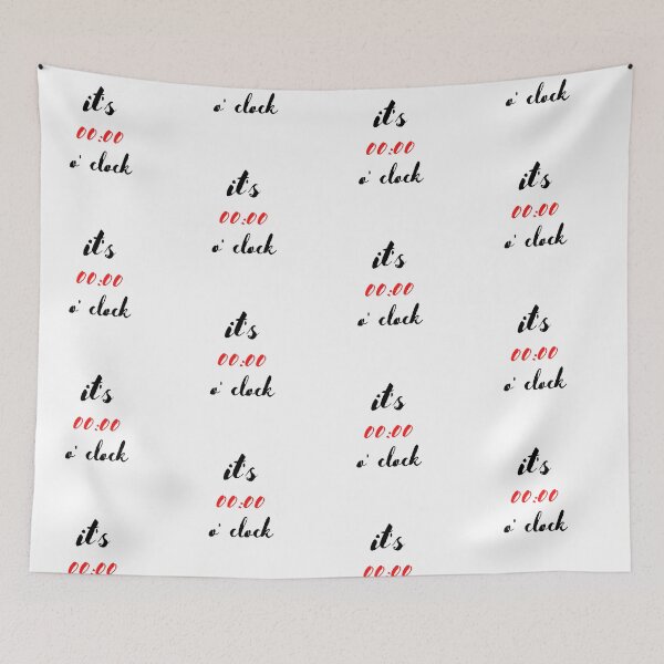 Item preview, it's zero o' clock designed and sold by Bubblegirl17.