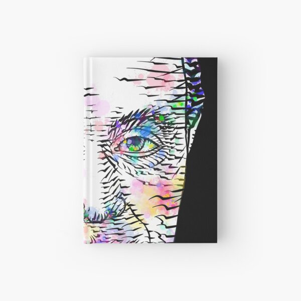 AUGUSTE COMTE watercolor and ink portrait Hardcover Journal