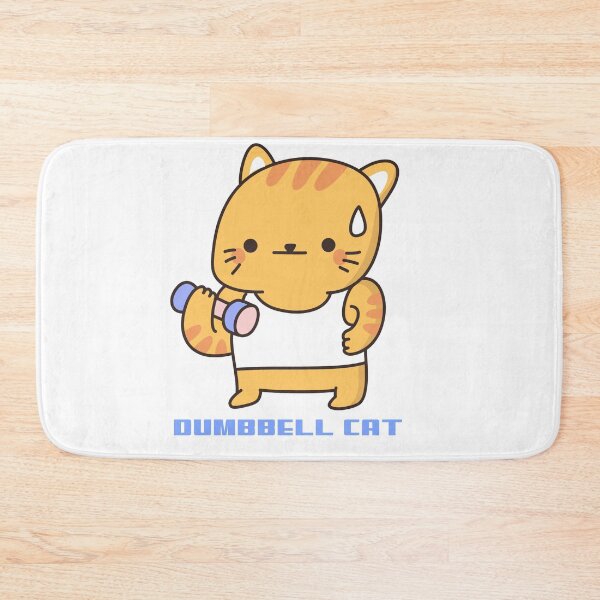Item preview, Dumbbell Cat designed and sold by BofflingDesigns.