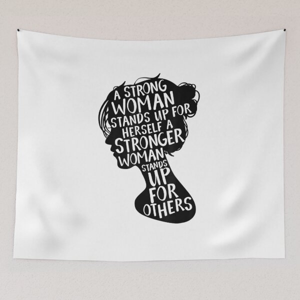 Item preview, Feminist Empowerment Women Rights Social Justice Quote designed and sold by Castillo411.