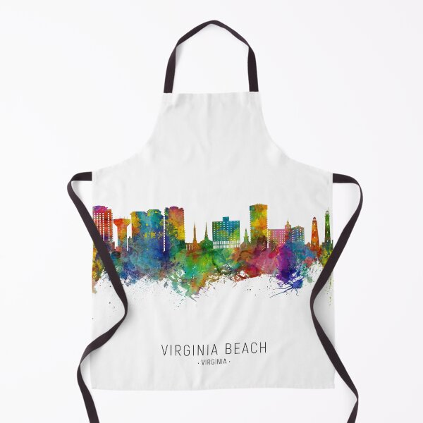 Artikelvorschau, Virginia Beach Virginia Skyline entworfen und verkauft von ArtPrints.