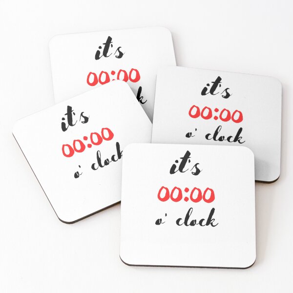 Item preview,  it's zero o' clock designed and sold by Bubblegirl17.