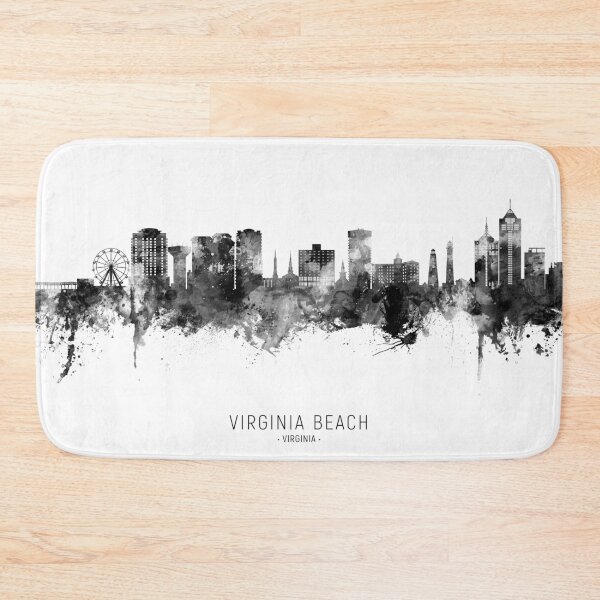 Artikelvorschau, Virginia Beach Virginia Skyline entworfen und verkauft von ArtPrints.