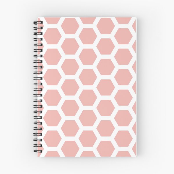 Item preview, Preppy Girly Spring Pastel Pink  Honeycomb Pattern designed and sold by IamTrending.