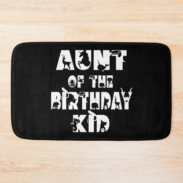 Item preview, Aunt Of The Birthday Kid Zoo Theme Animal Party design designed and sold by Grabitees.