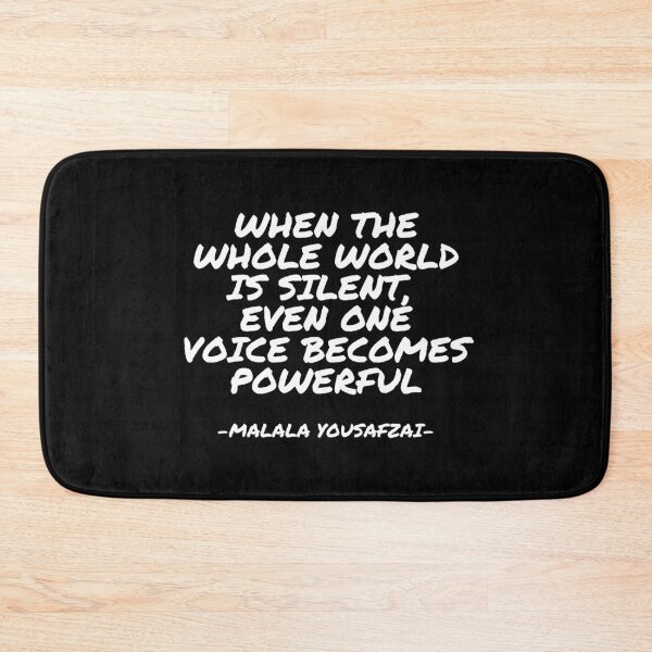 Item preview, Malala Yousafzai - When the whole world is silent, even one voice becomes powerful designed and sold by appleofyoureye.