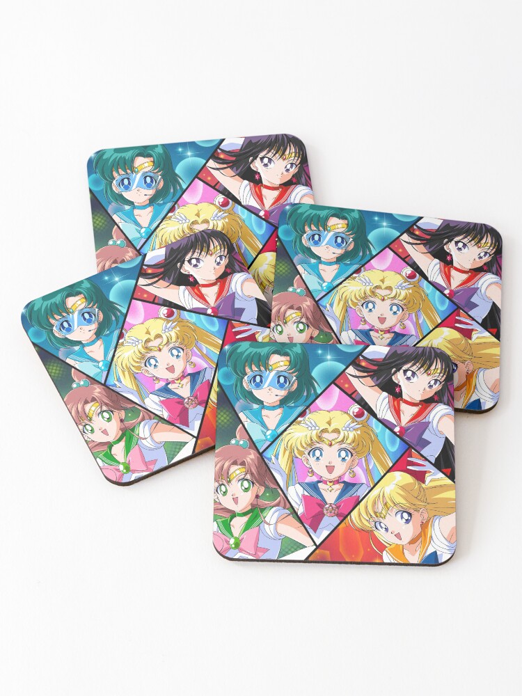Thumbnail 1 of 5, Coasters (Set of 4), Senshi World designed and sold by SassySpice.