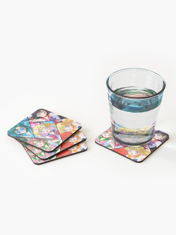 Thumbnail 2 of 5, Coasters (Set of 4), Senshi World designed and sold by SassySpice.