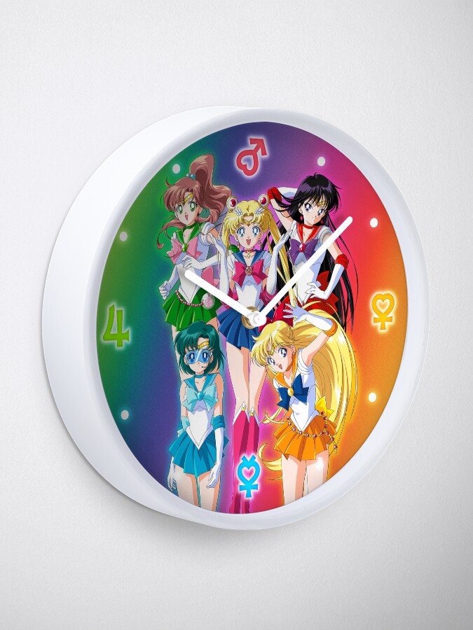 Thumbnail 1 of 4, Clock, Senshi World designed and sold by SassySpice.