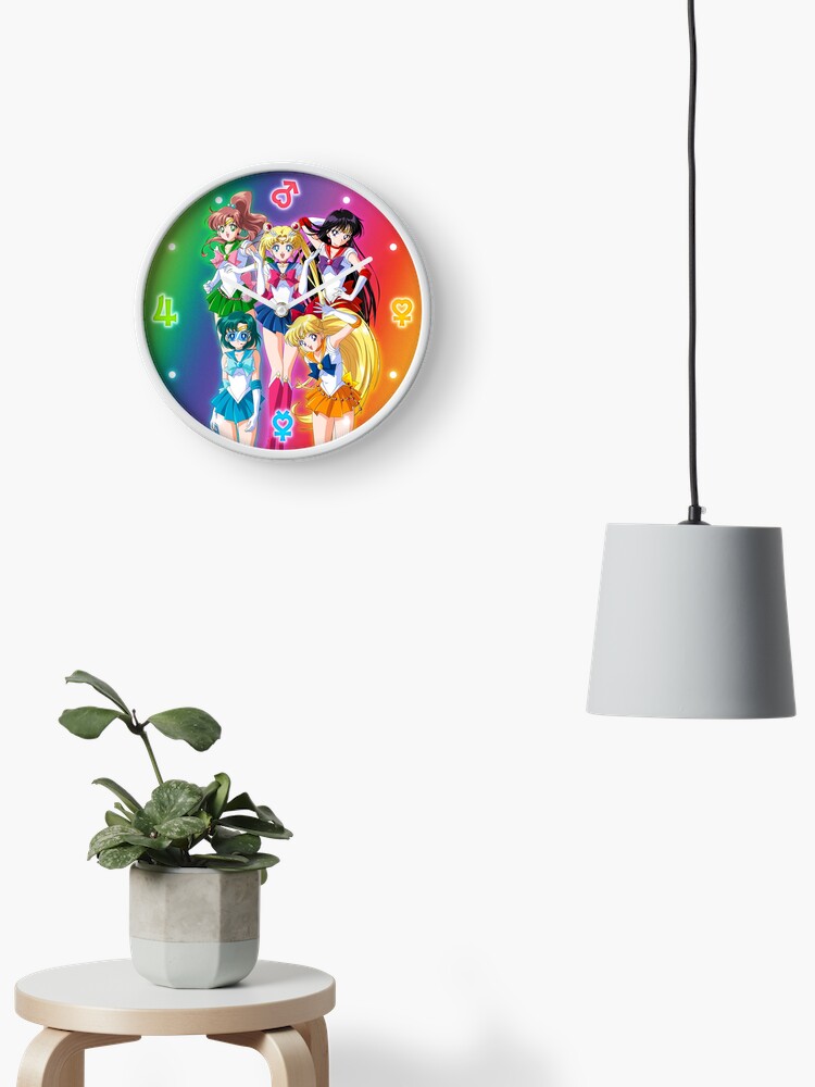 Thumbnail 2 of 4, Clock, Senshi World designed and sold by SassySpice.