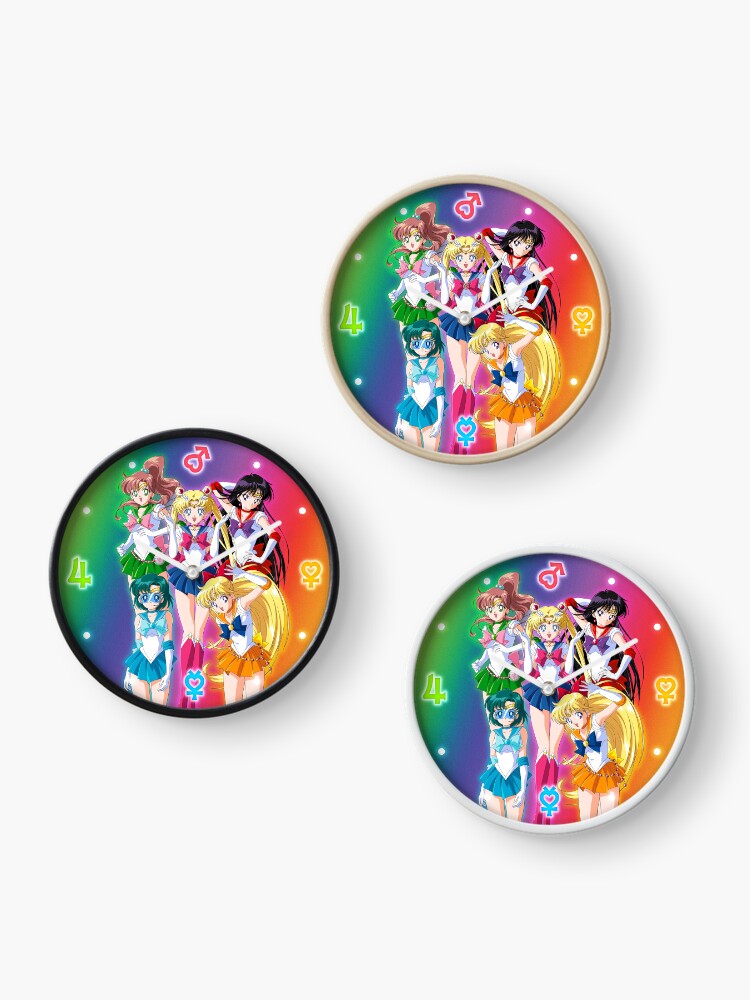 Thumbnail 3 of 4, Clock, Senshi World designed and sold by SassySpice.
