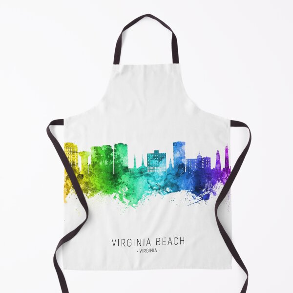 Artikelvorschau, Virginia Beach Virginia Skyline entworfen und verkauft von ArtPrints.