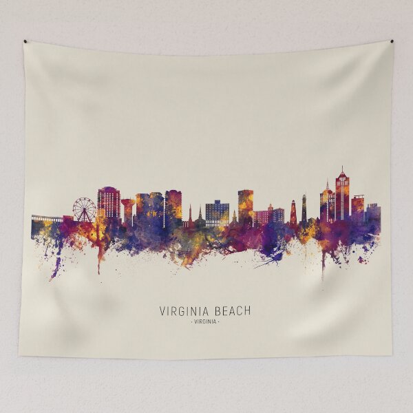 Item preview, Virginia Beach Virginia Skyline designed and sold by ArtPrints.