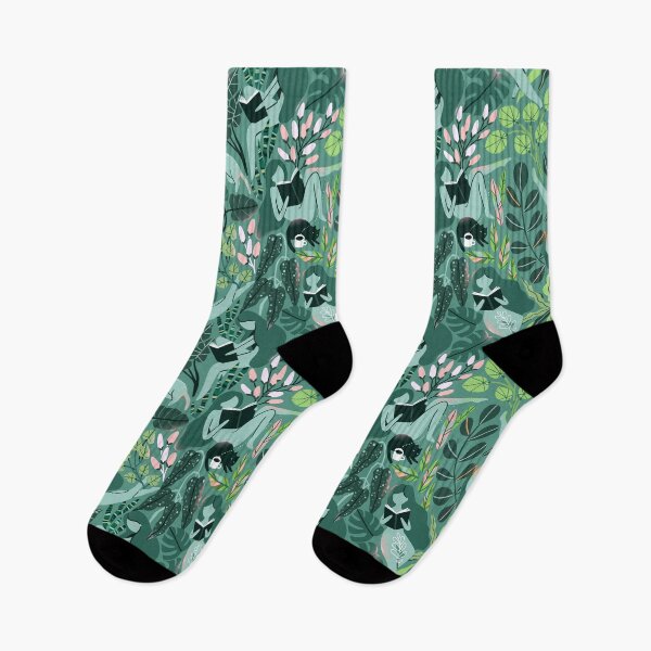 Item preview, Reading girls among the plants with a black cat and coffee designed and sold by kostolom3000.