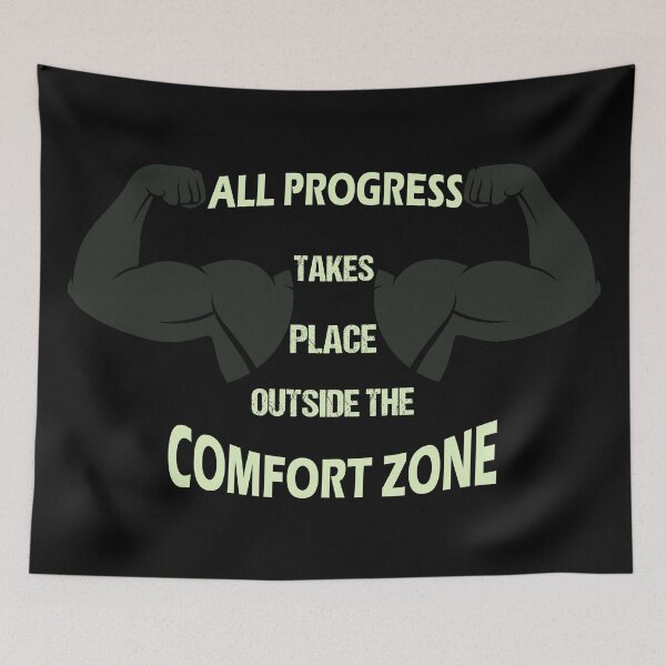 Item preview, All progress takes place outside the comfort zone #3 designed and sold by Achily.