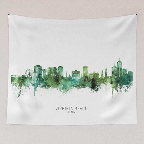 Item preview, Virginia Beach Virginia Skyline designed and sold by ArtPrints.