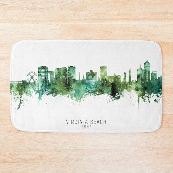 Artikelvorschau, Virginia Beach Virginia Skyline entworfen und verkauft von ArtPrints.