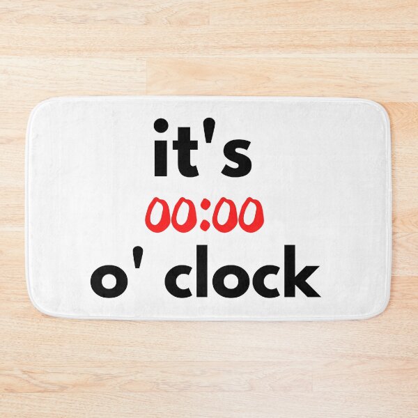 Item preview,  it's zero o' clock designed and sold by Bubblegirl17.