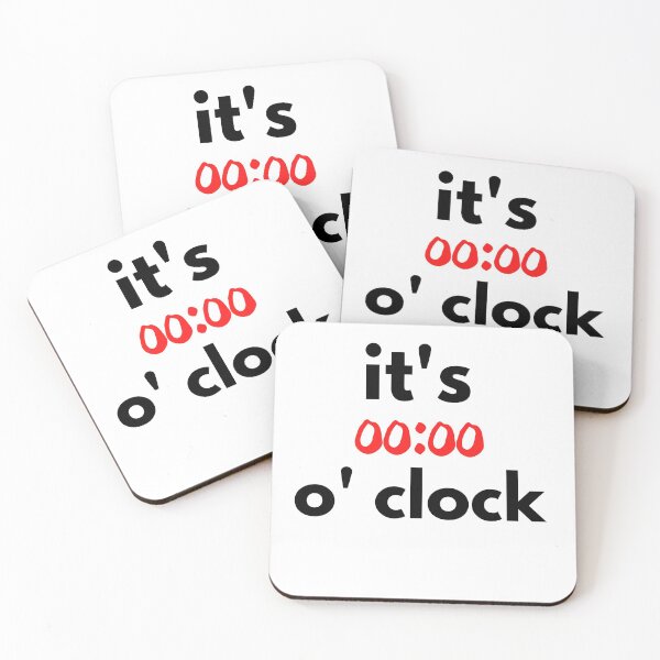 Item preview,  it's zero o' clock designed and sold by Bubblegirl17.