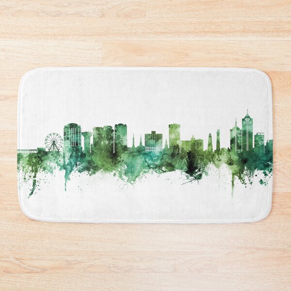 Artikelvorschau, Virginia Beach Virginia Skyline entworfen und verkauft von ArtPrints.