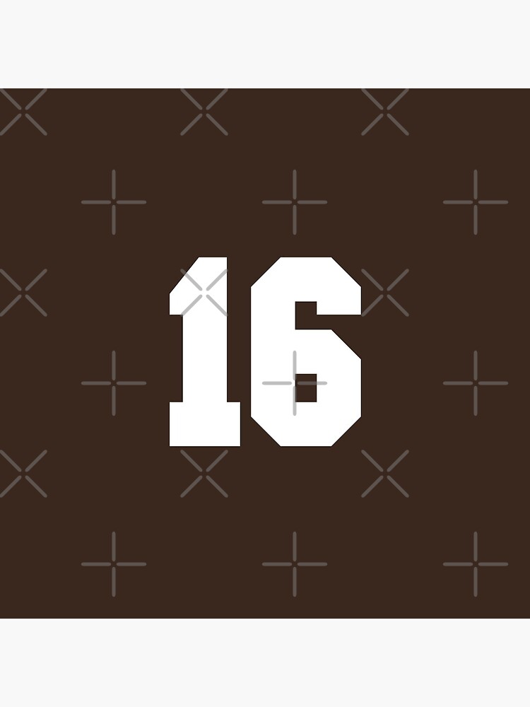 99 Number Cleveland Sports Ninety-Nine Brown Jersey Sticker for Sale by  HelloFromAja