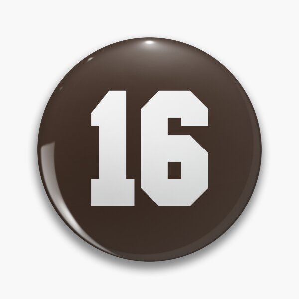 Item preview, 16 Number Cleveland Sports Sixteen Brown Jersey designed and sold by HelloFromAja.