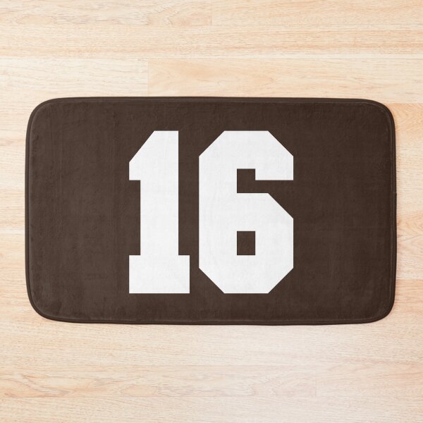 Item preview, 16 Number Cleveland Sports Sixteen Brown Jersey designed and sold by HelloFromAja.