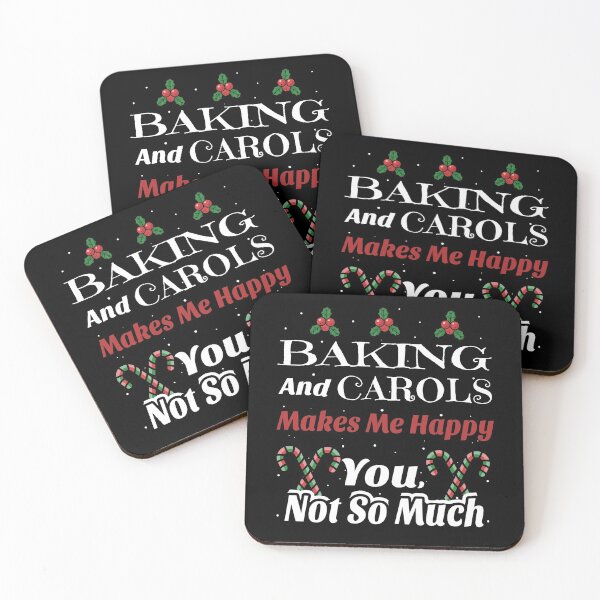 Item preview, Baking and Carols Makes Me Happy designed and sold by MoonsmileProd.