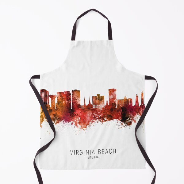 Artikelvorschau, Virginia Beach Virginia Skyline entworfen und verkauft von ArtPrints.