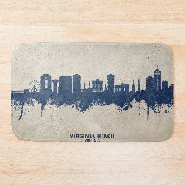 Artikelvorschau, Virginia Beach Virginia Skyline entworfen und verkauft von ArtPrints.