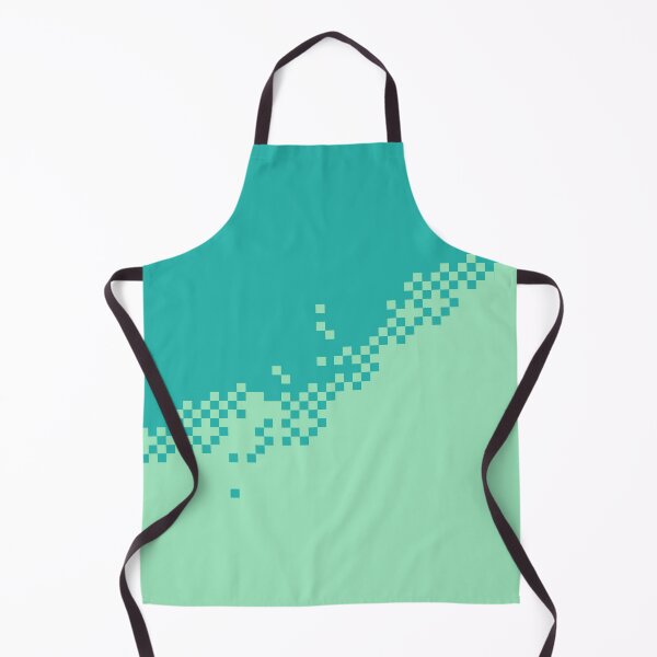 Item preview, The 8-Bit Pixel Fashion Pattern Peacock Petrol designed and sold by hatgirldesign.