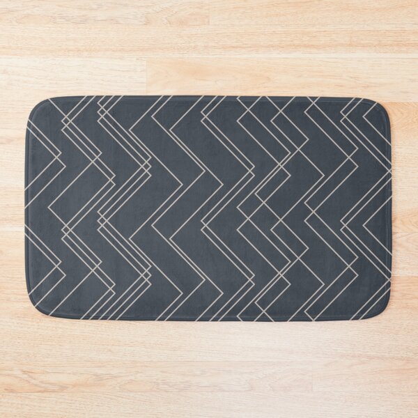 Item preview, Cool, modern, unique, grey, trendy illustration of zigzag lines designed and sold by theendup.