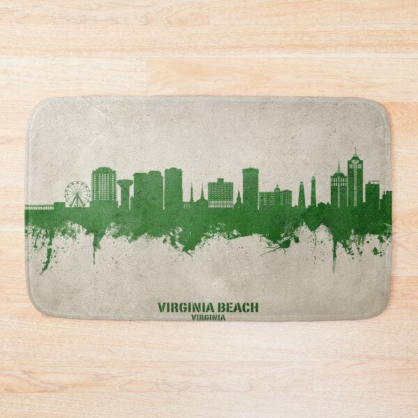 Artikelvorschau, Virginia Beach Virginia Skyline entworfen und verkauft von ArtPrints.