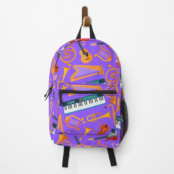 Item preview, Musical Instruments (Purple Background) designed and sold by Rosinda.