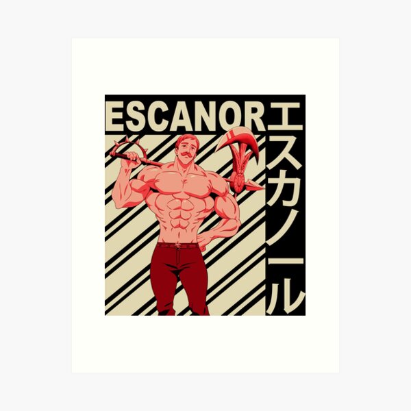 Escanor - Vintage Art Kunstdruck