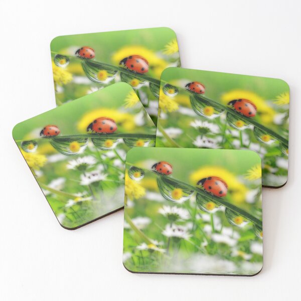 Item preview, Dandelions and ladybugs designed and sold by Kiraslife.