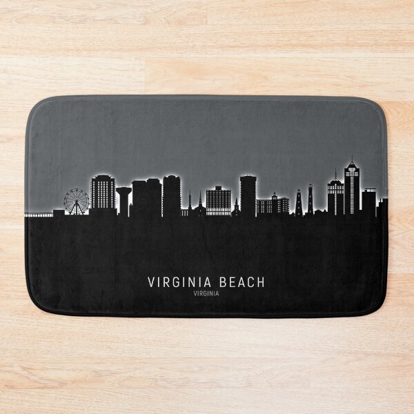 Artikelvorschau, Virginia Beach Virginia Skyline entworfen und verkauft von ArtPrints.